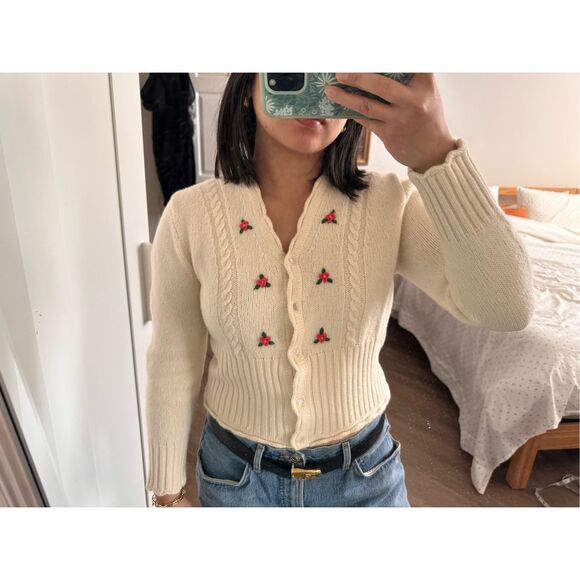 SOLD Rouje wool cardigan - Picture 2 of 8